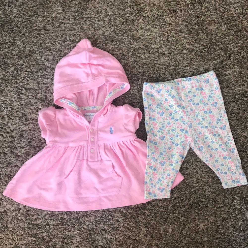 Ralph Lauren 3mo two piece set